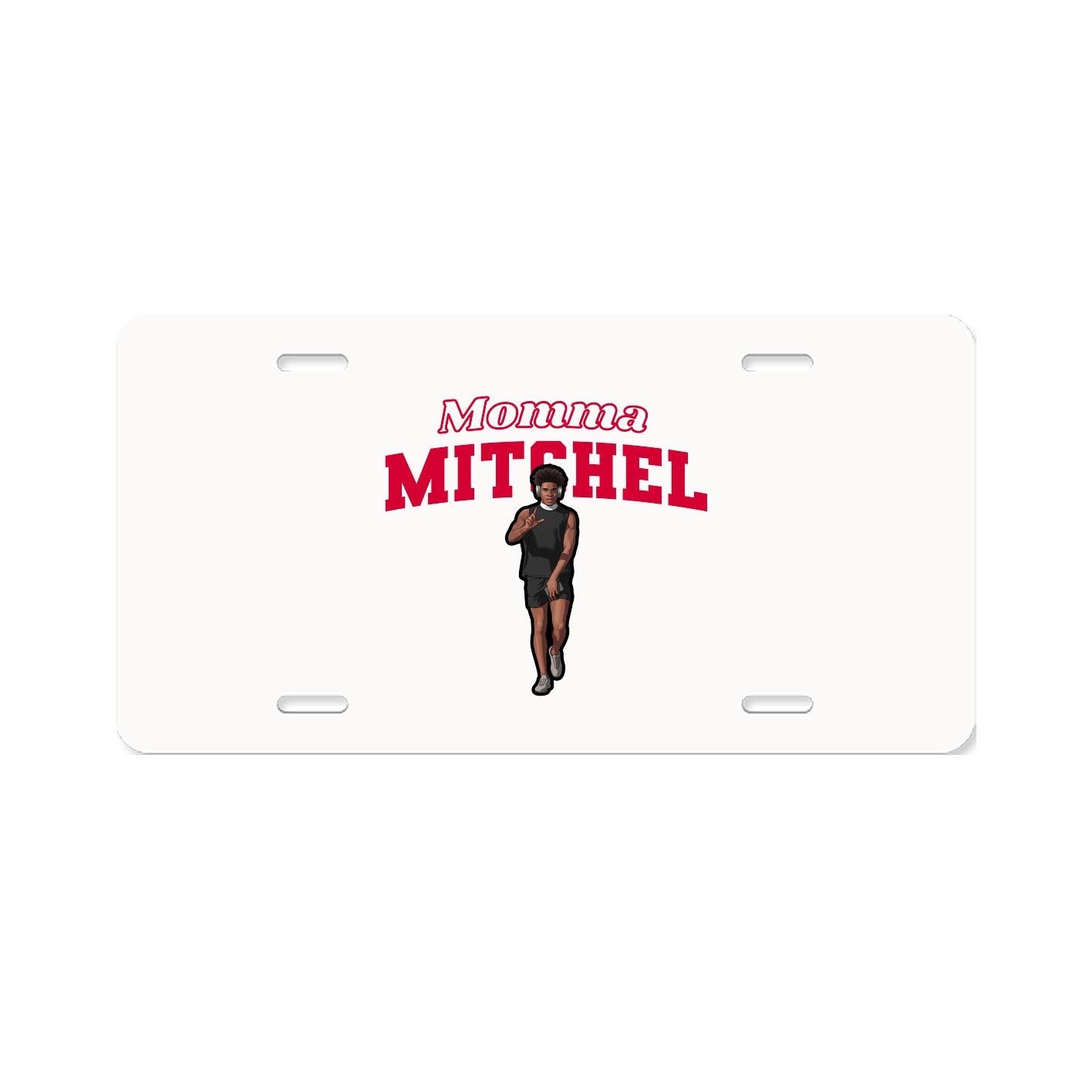 License Plate — Mothers Day Block in Classic