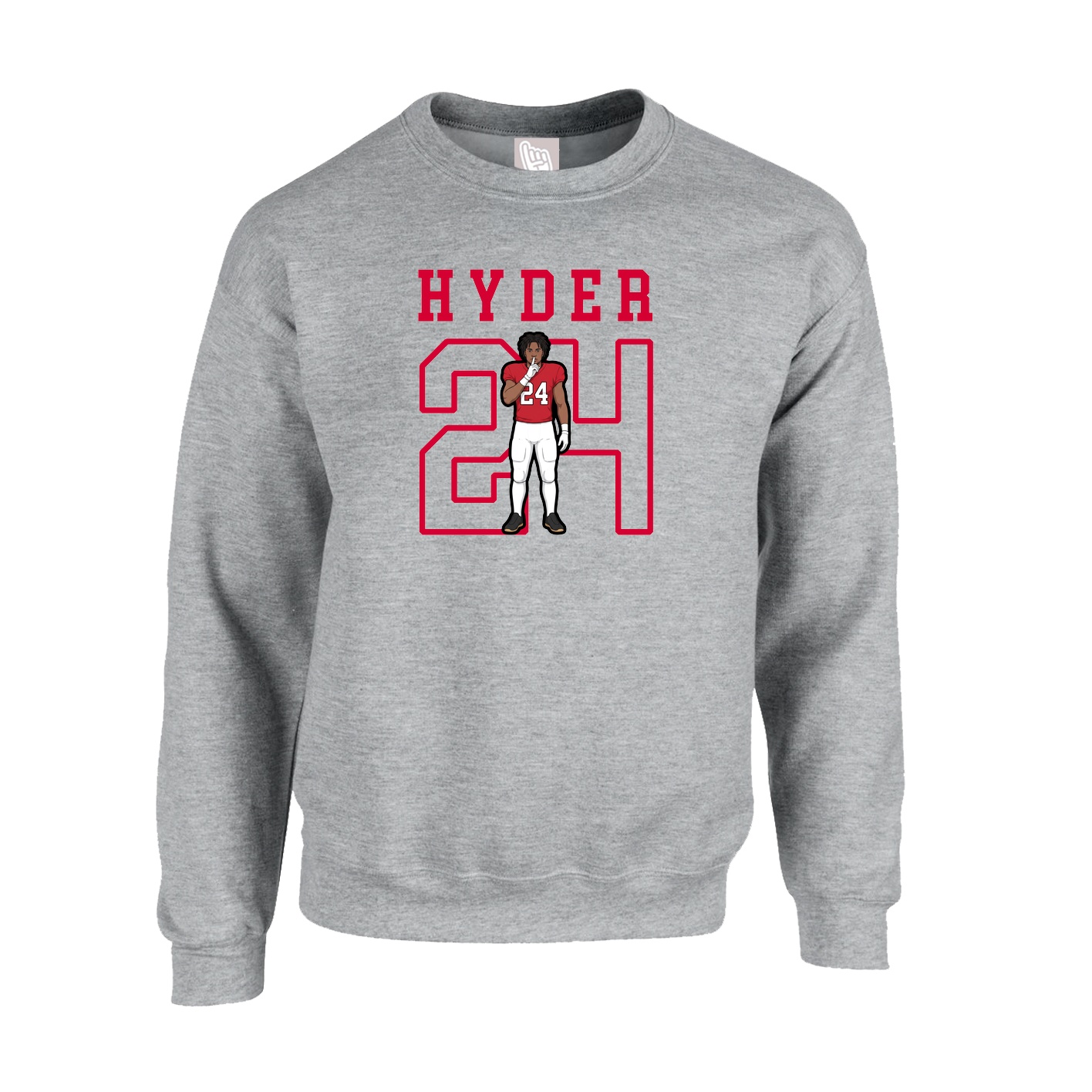 Fleece Crew — Shirsey in Grey