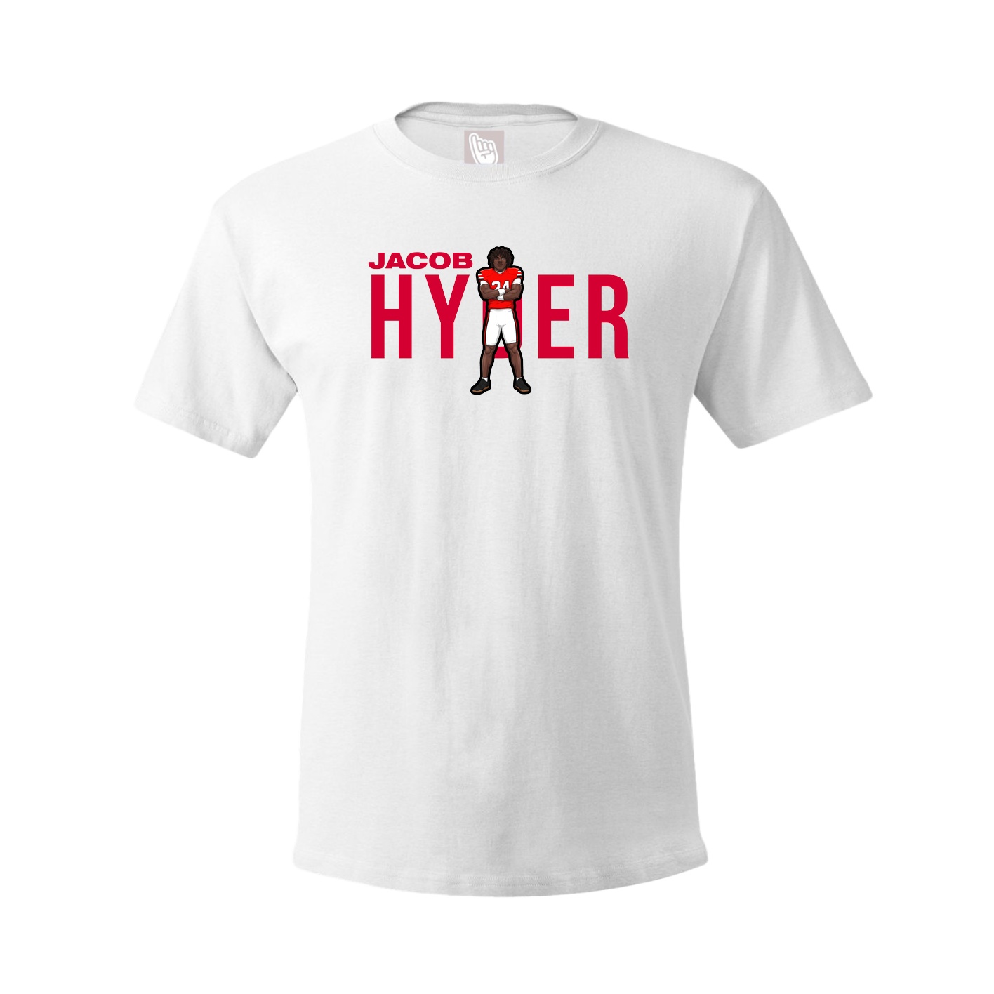 Youth Tee — Player Name in White
