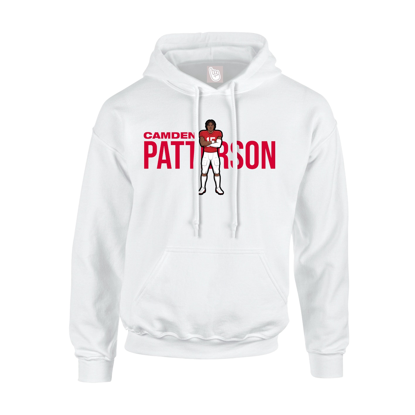 Hoodie — Player Name in White