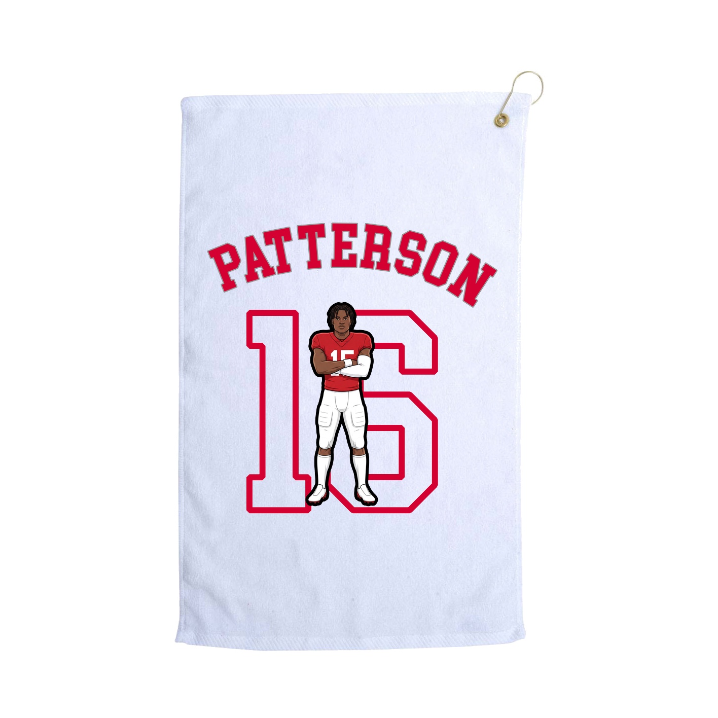 Golf Towel — Shirsey Arch in White