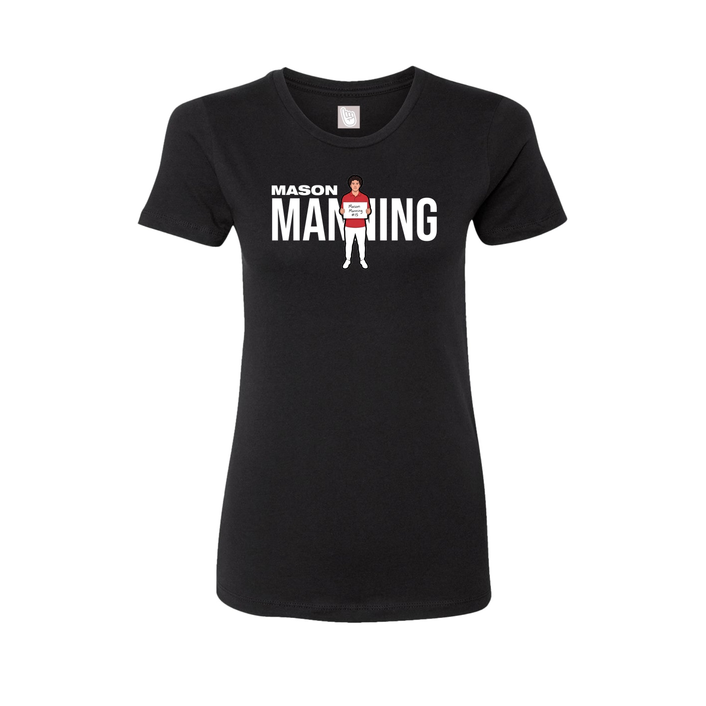 Womens Tee — Player Name in Black