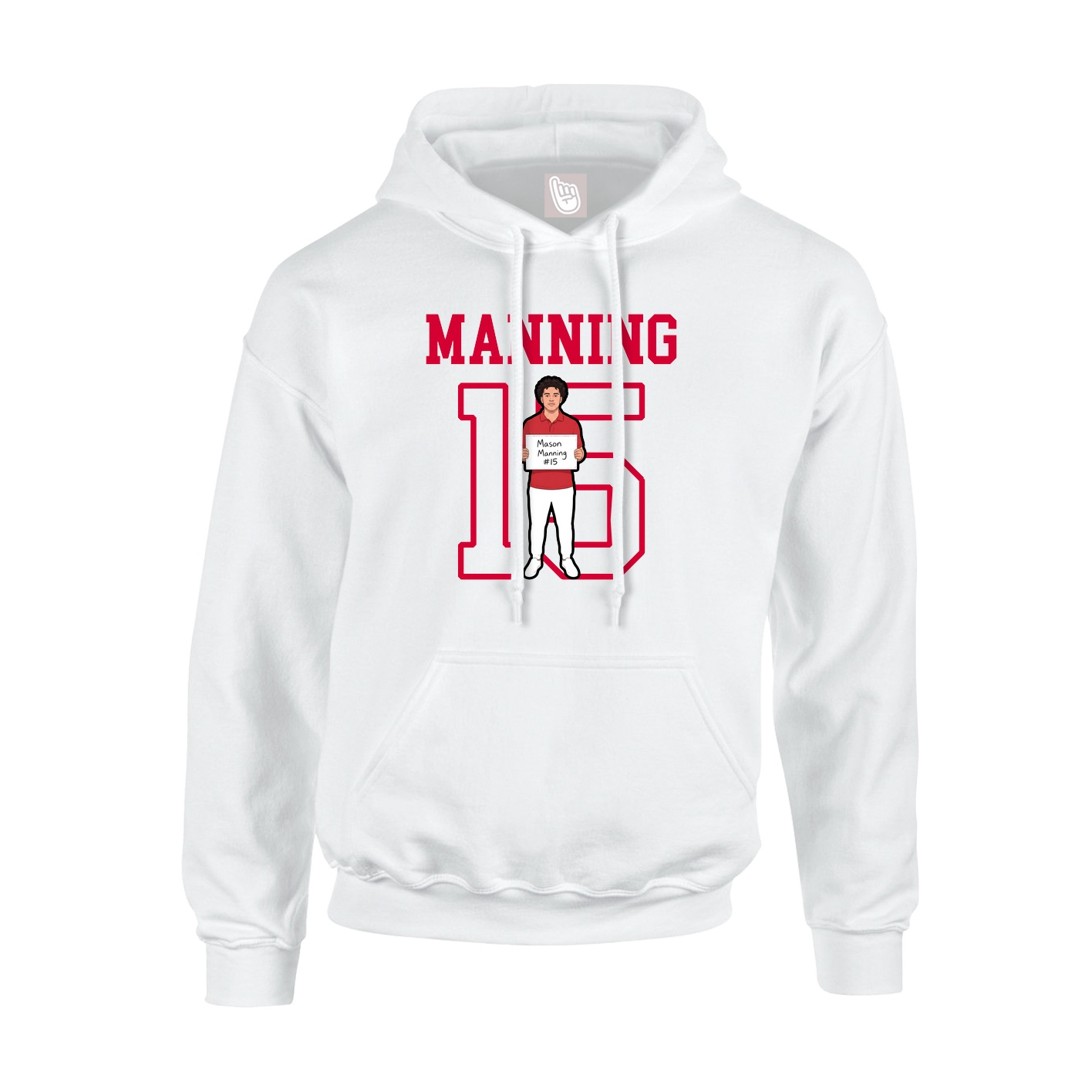 Youth Hoodie — Shirsey in White