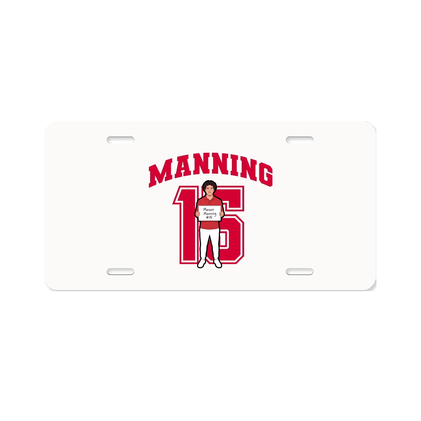 License Plate — Number in Classic