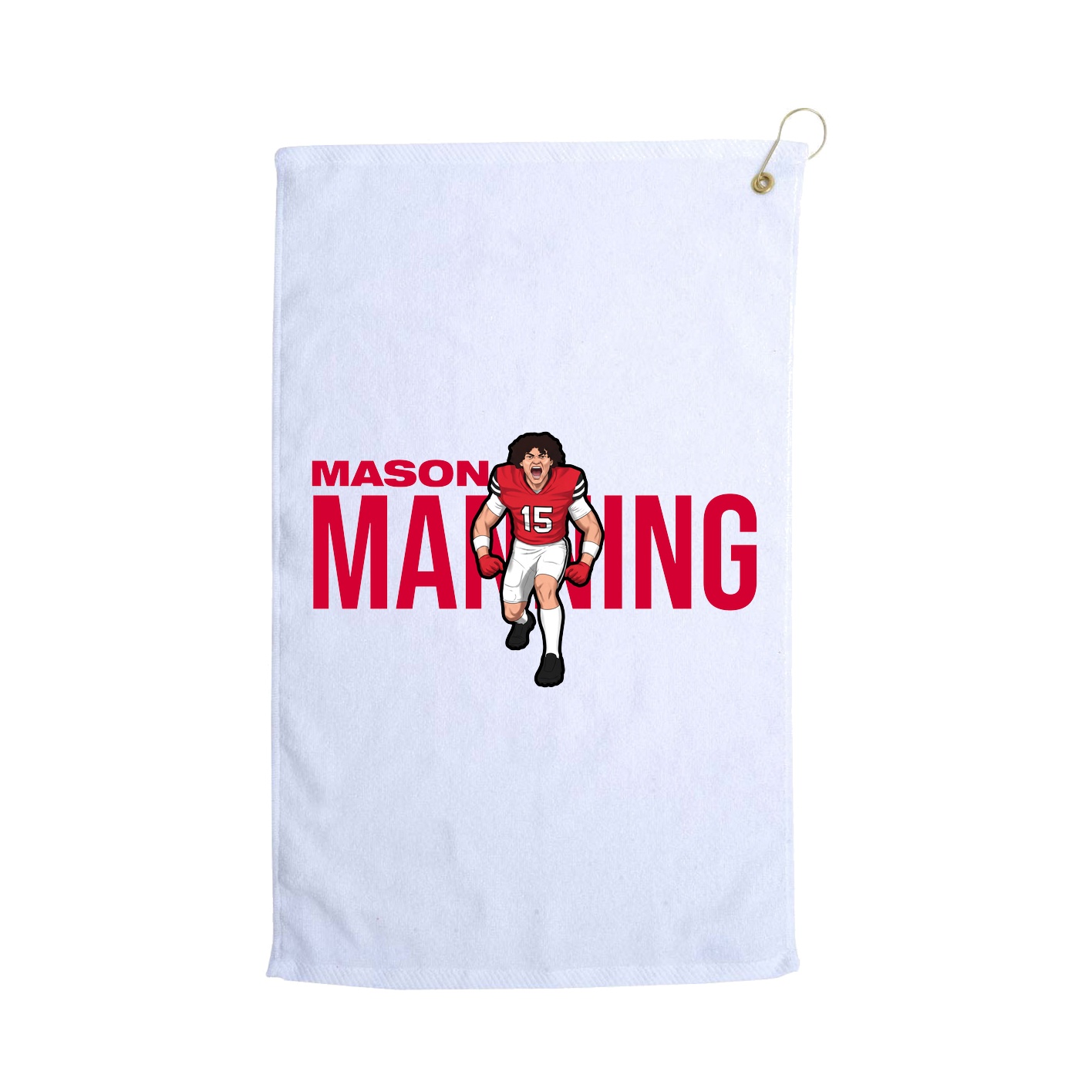 Golf Towel — Player Name in White
