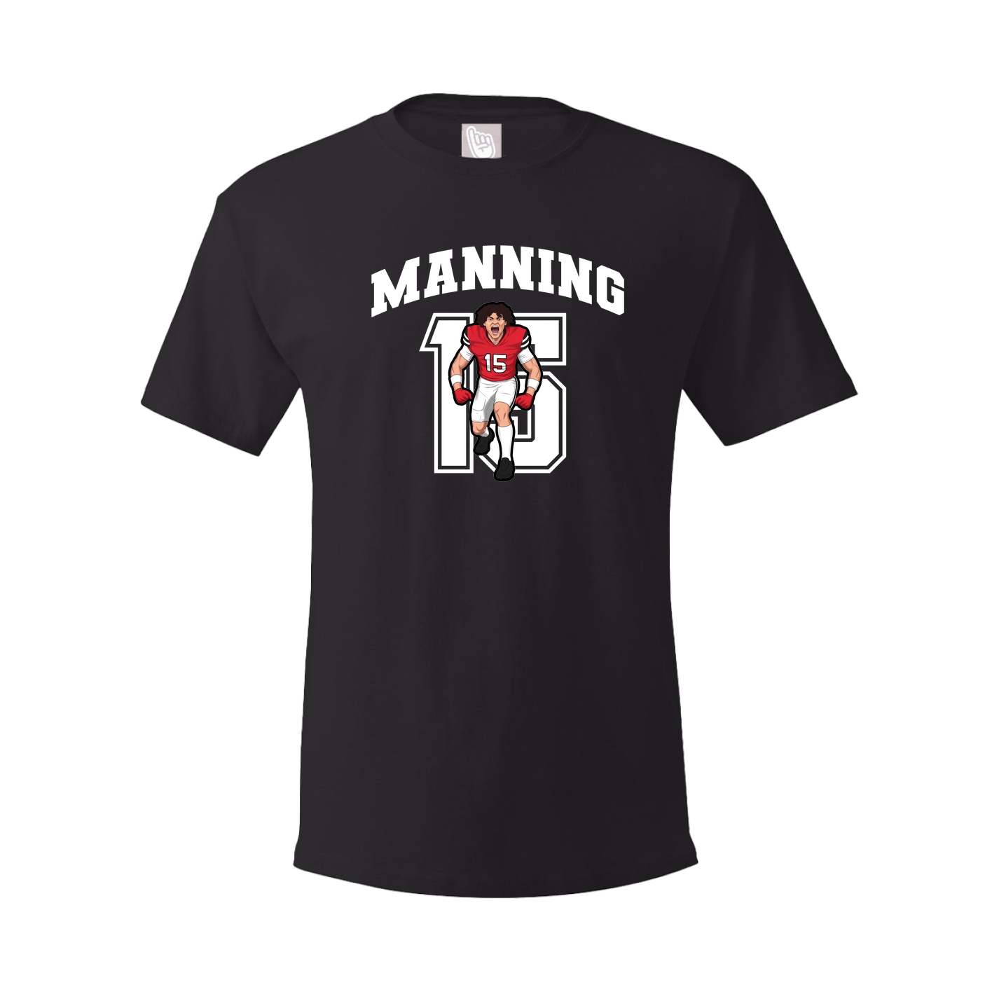 Youth Tee — Number in Black