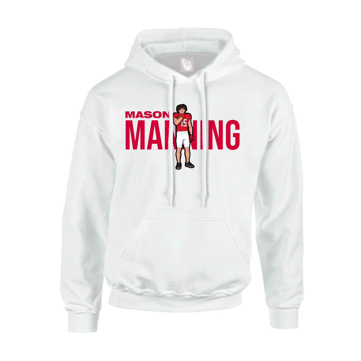 Hoodie — Player Name in White