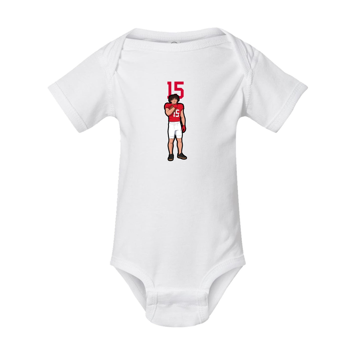 Baby Onesie — Number Top in White