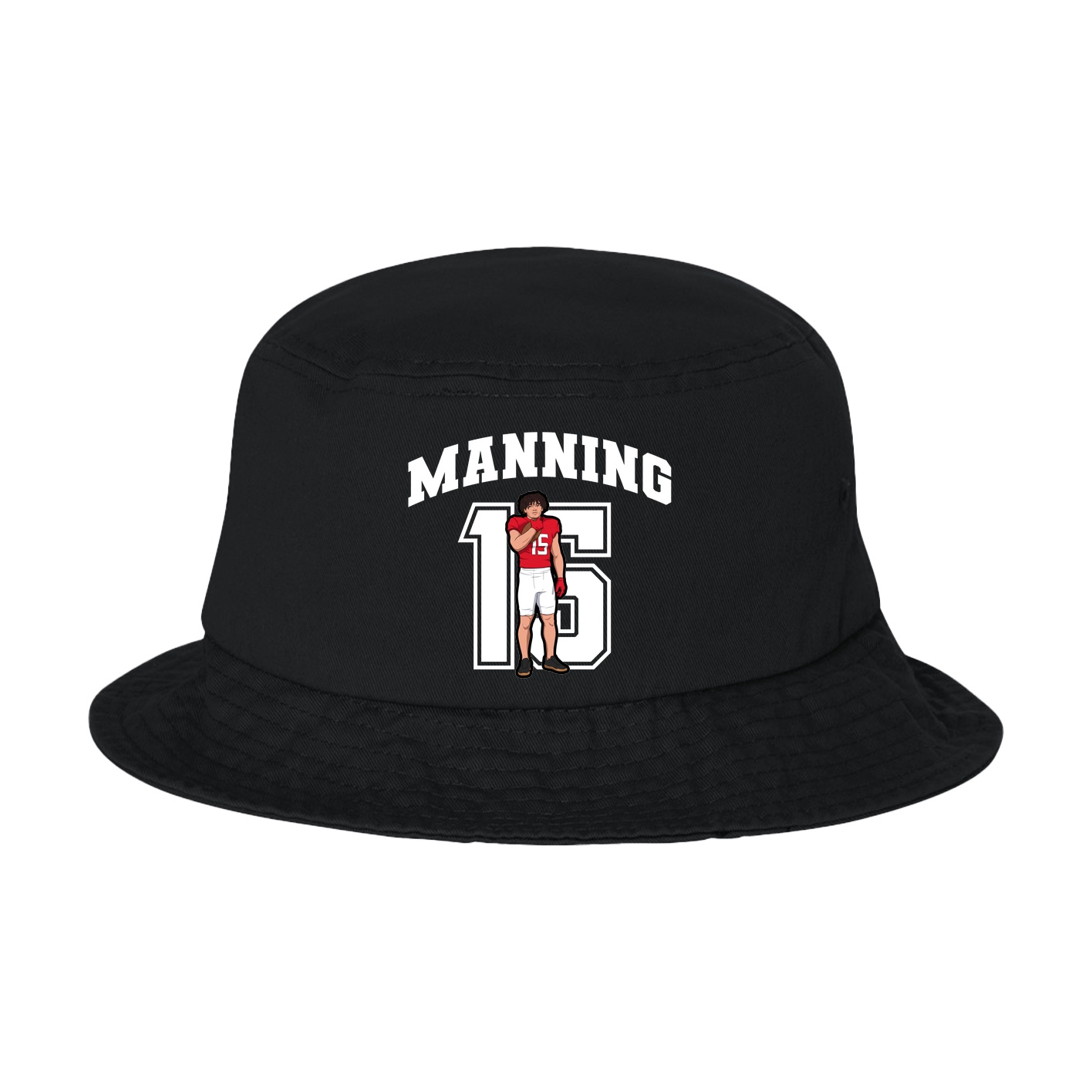 Bucket Cap — Number in Black