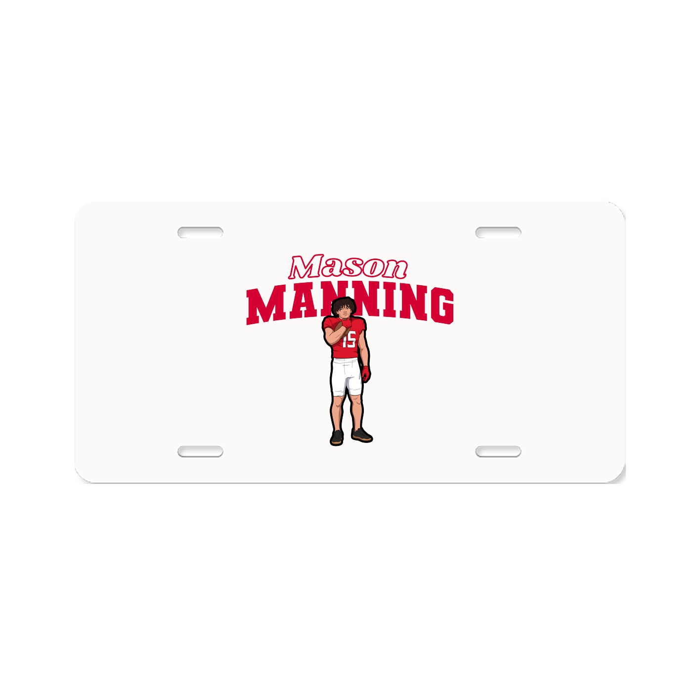 License Plate — Name Arch in Classic
