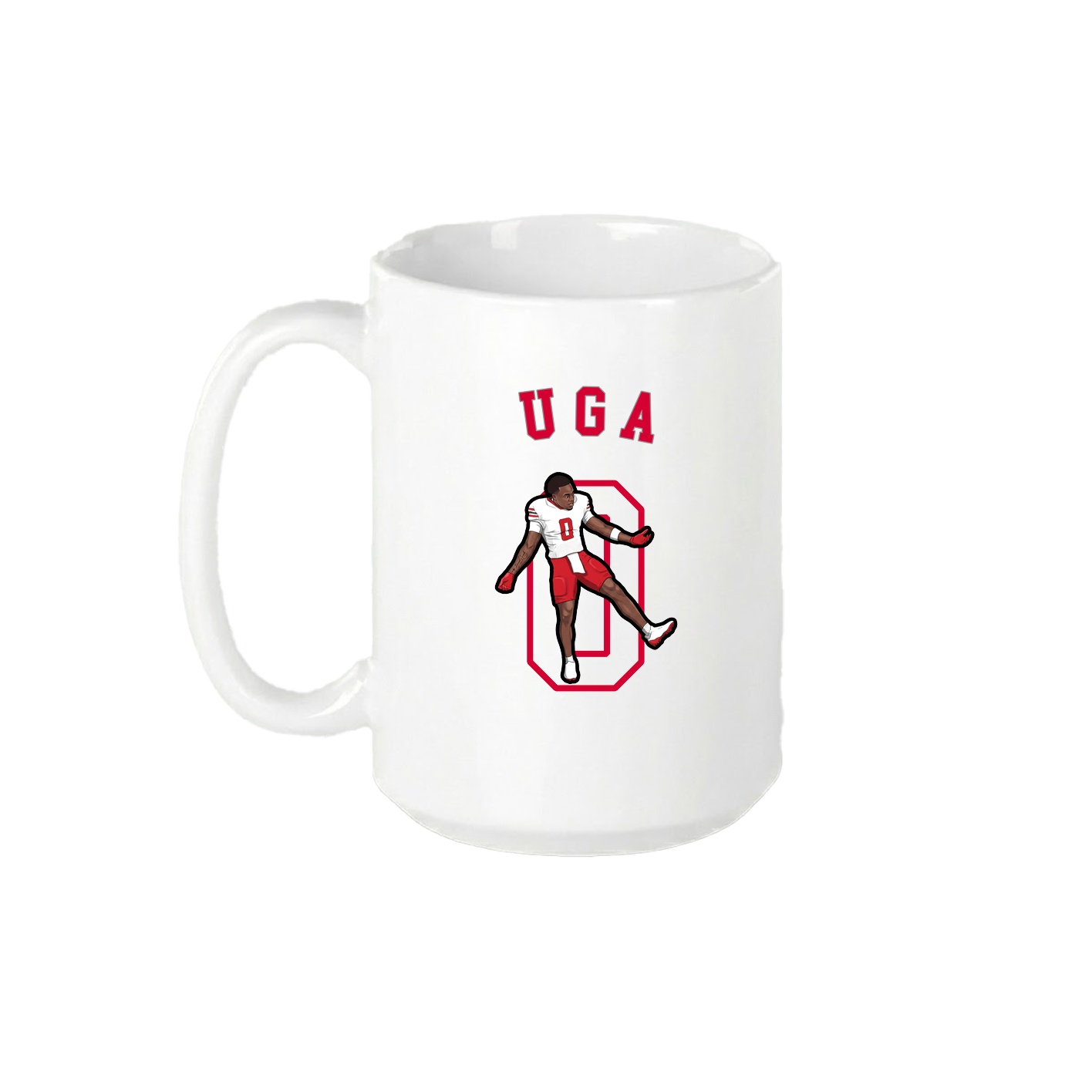 15oz Coffee Mug — Shirsey Arch in White