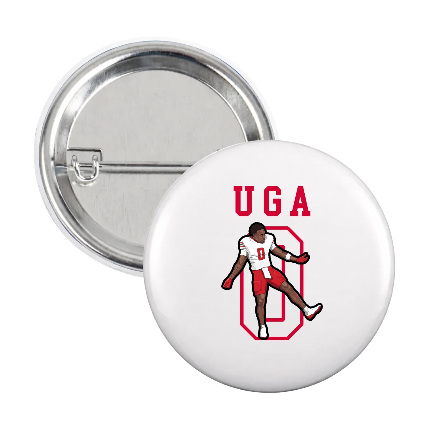 Game Day Button — Shirsey in White