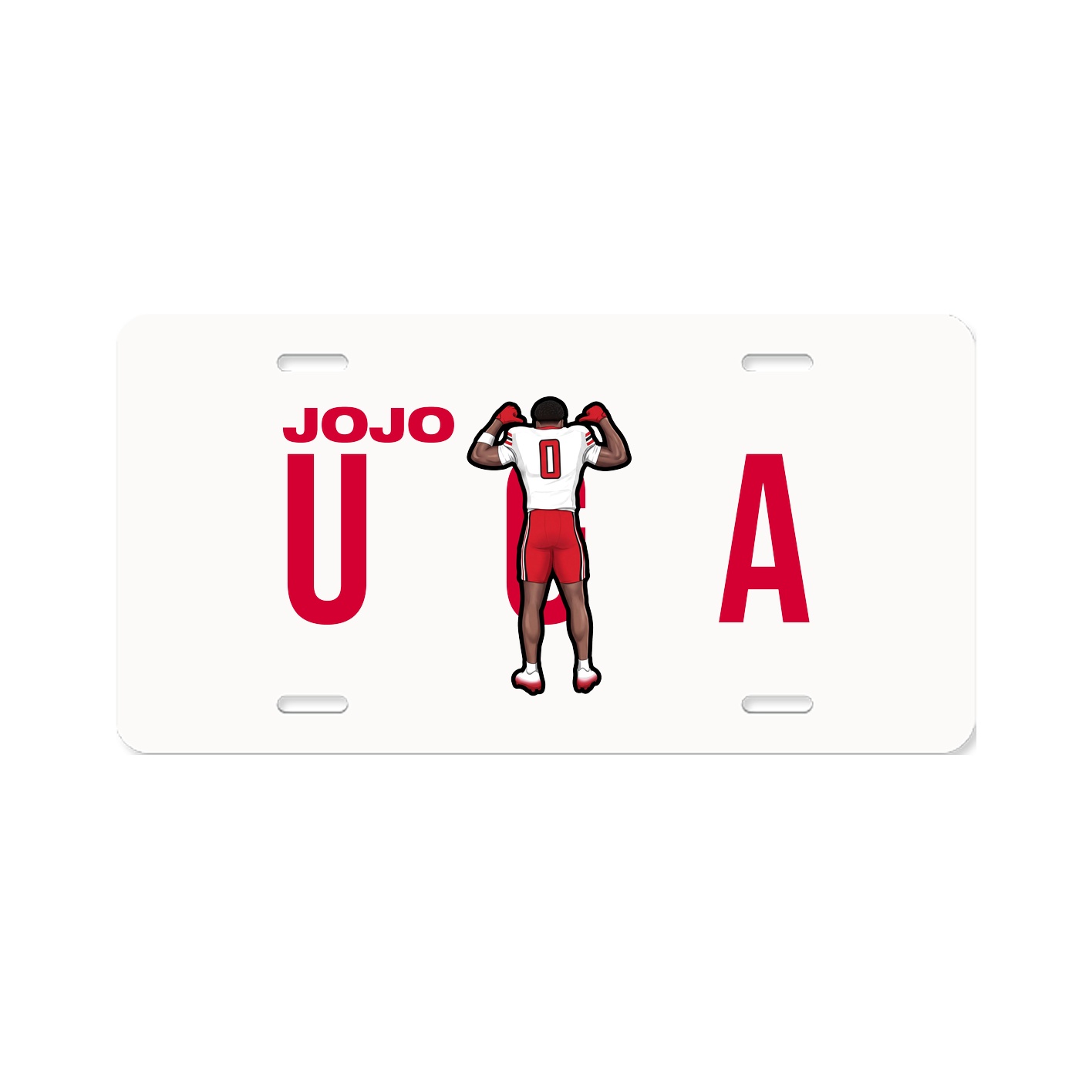 License Plate — Player Name in Classic