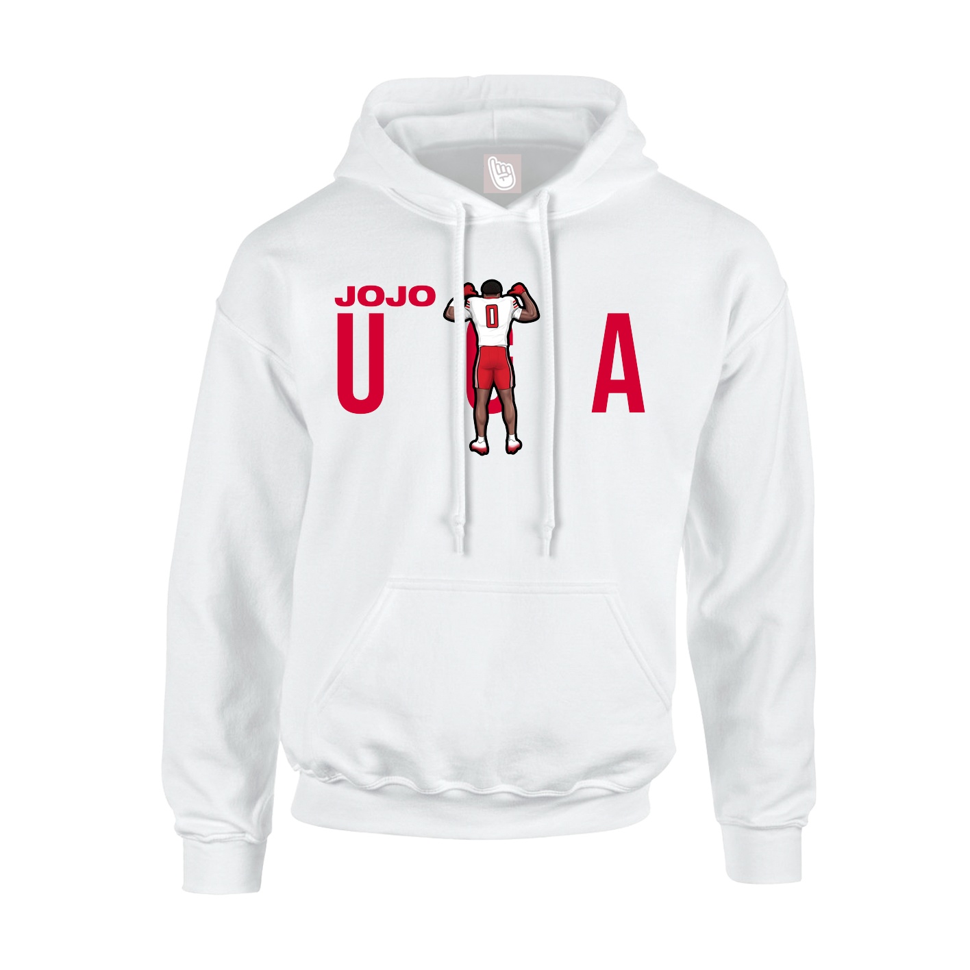Hoodie — Player Name in White