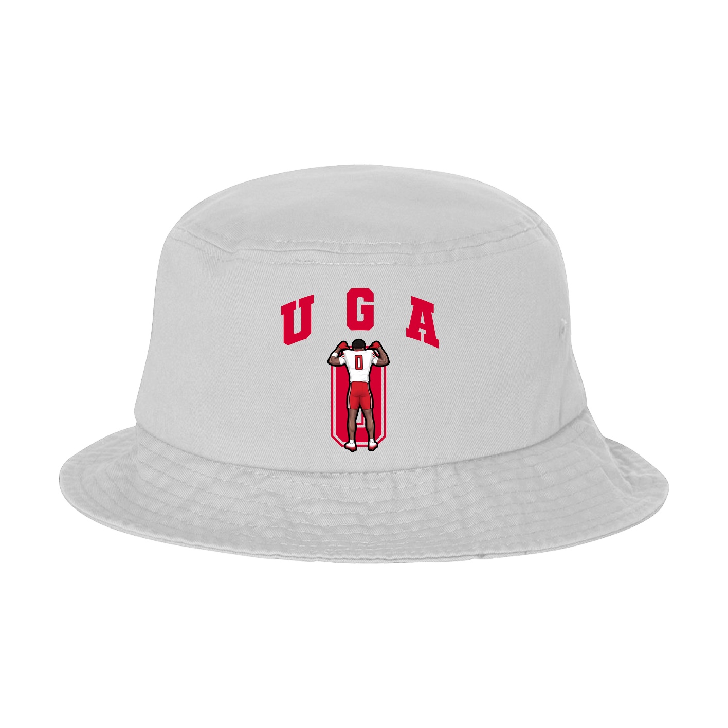 Bucket Cap — Number in White