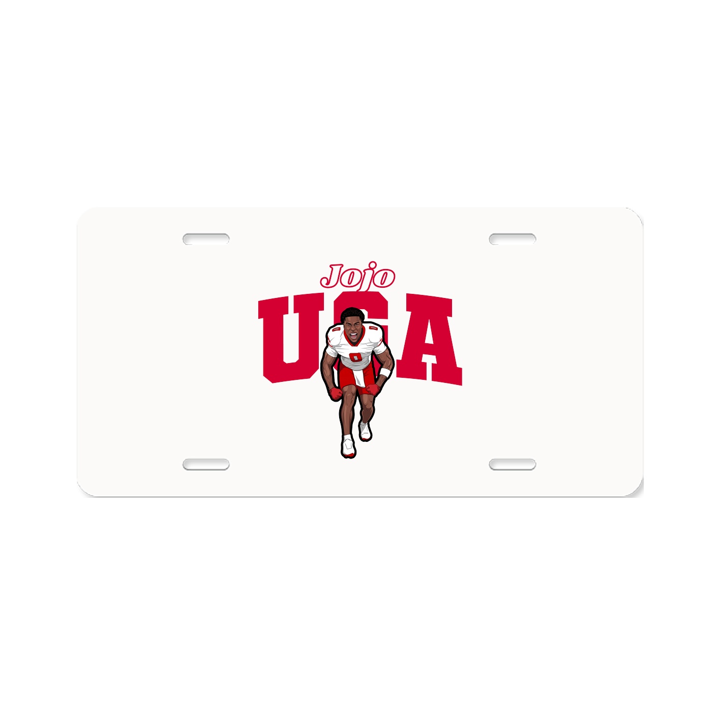 License Plate — Name Arch in Classic