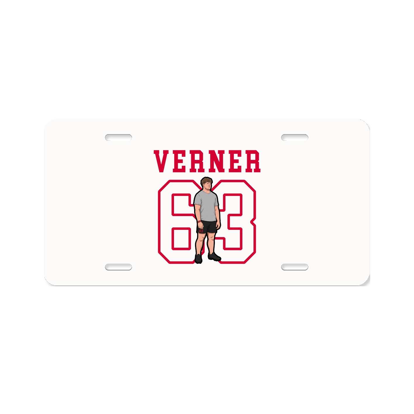 License Plate — Shirsey in Classic