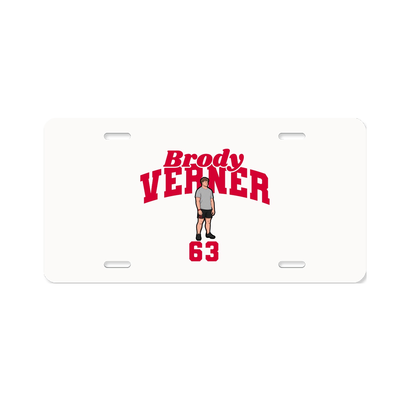 License Plate — Signature Arch in Classic