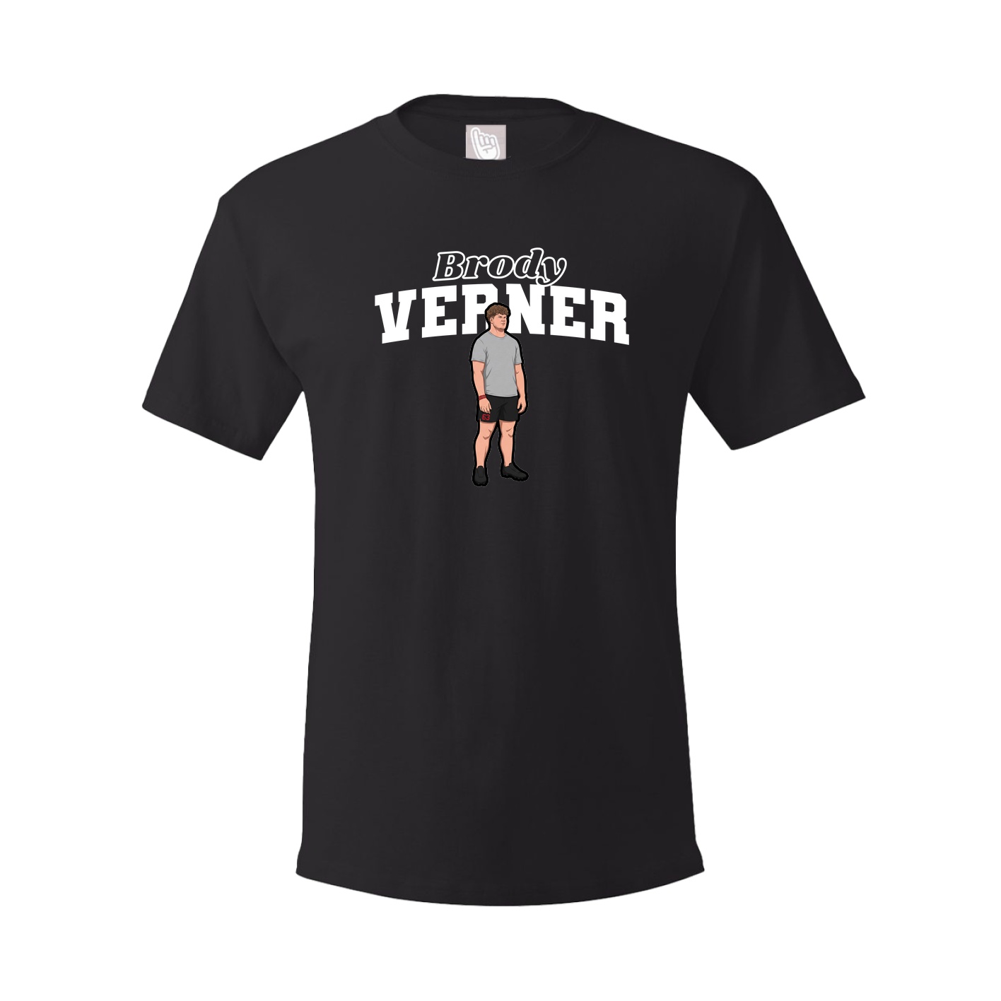 Youth Tee — Name Arch in Black