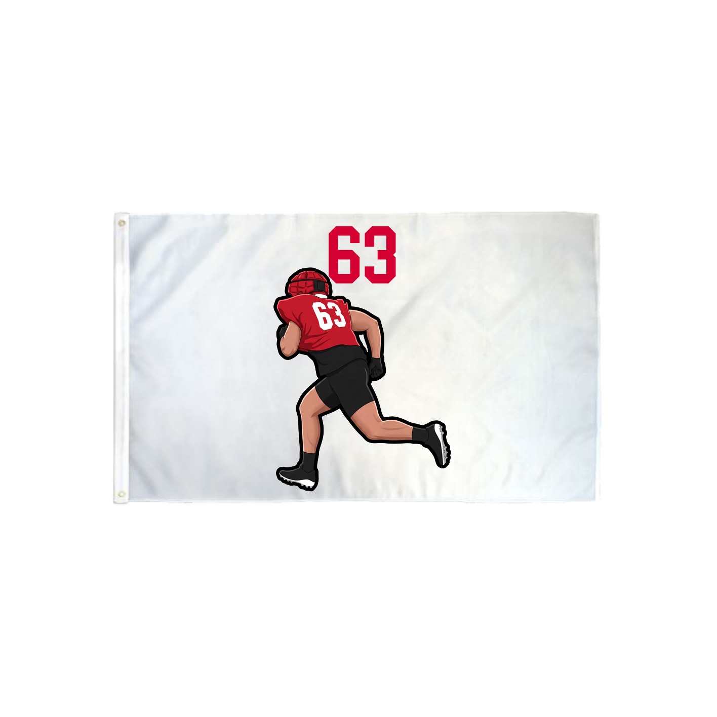 3x5 Flag — Number Top in Classic
