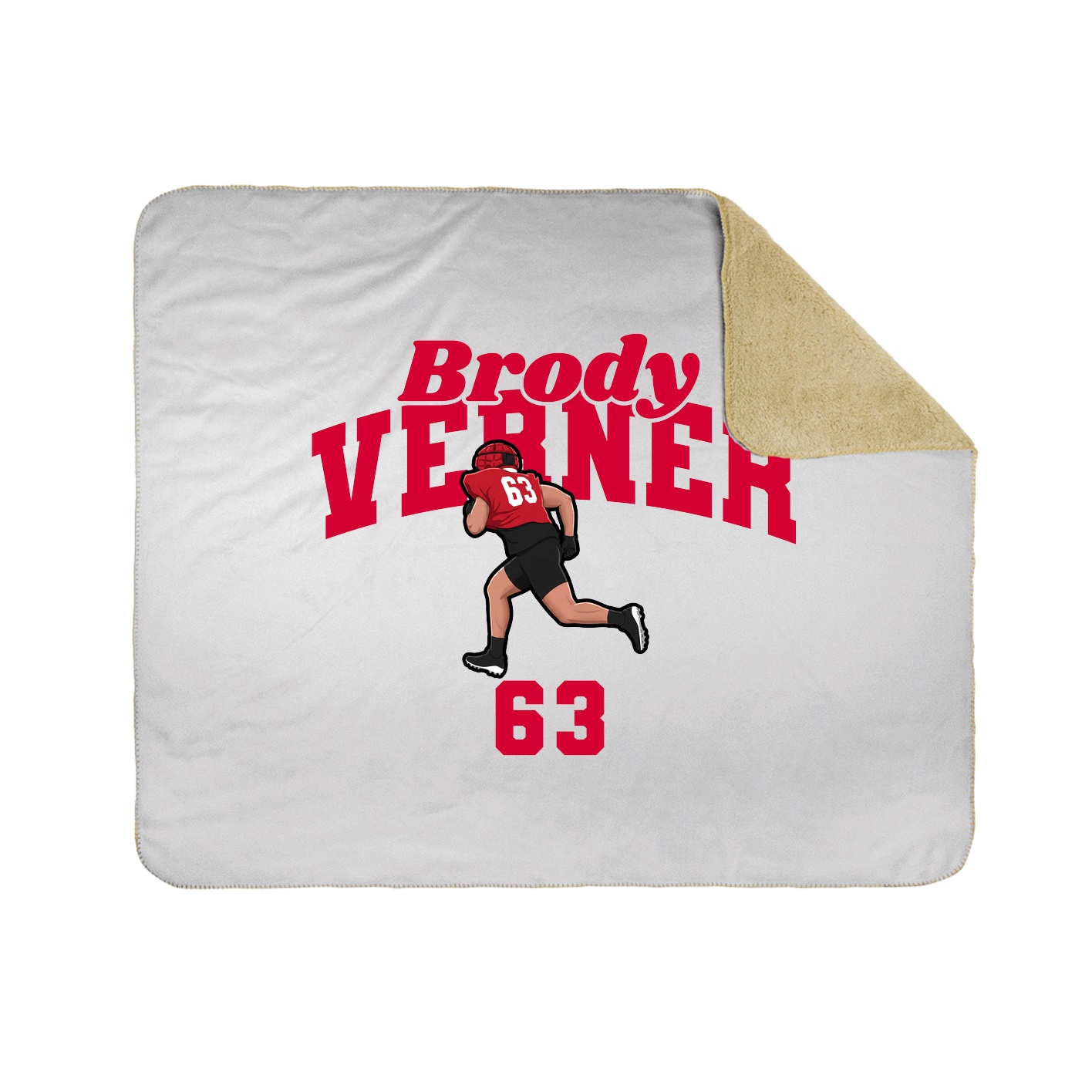 Throw Blanket — Signature Arch in White