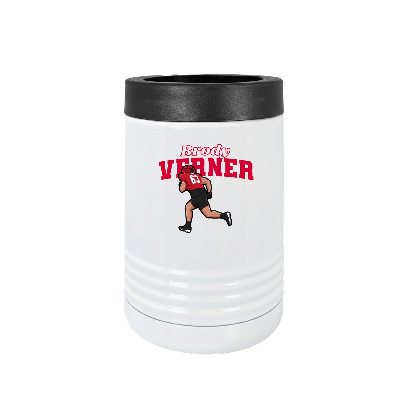 Beverage Holder — Name Arch in White