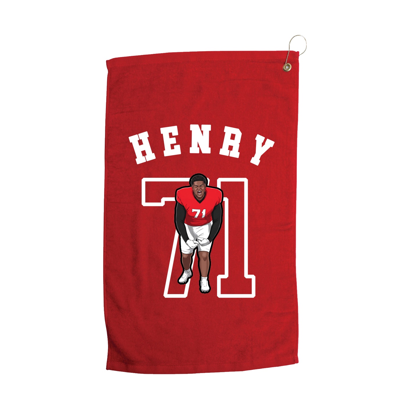 Golf Towel — Shirsey Arch in Red