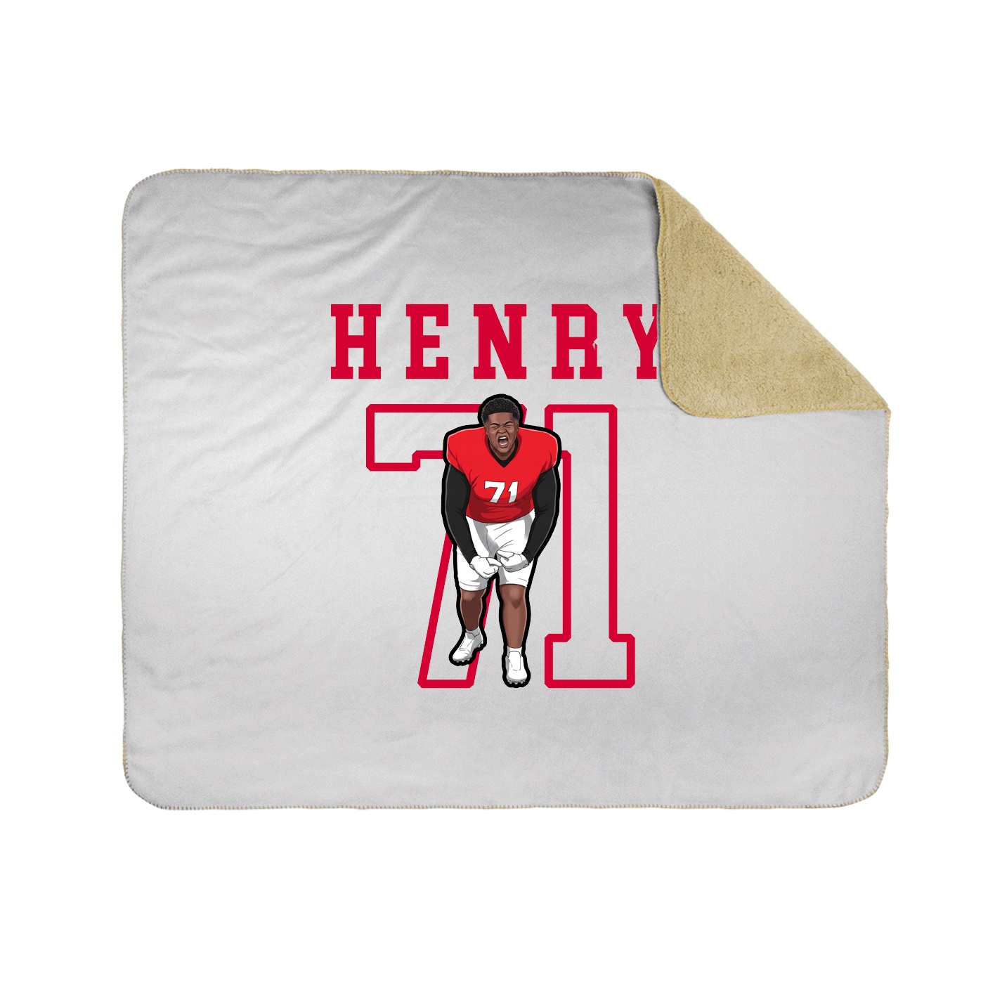 Throw Blanket — Shirsey in White