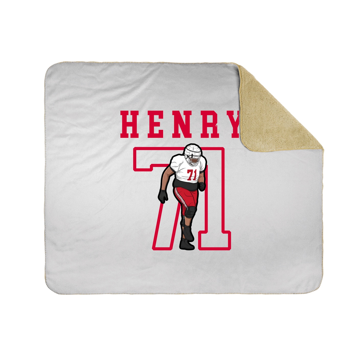 Throw Blanket — Shirsey in White