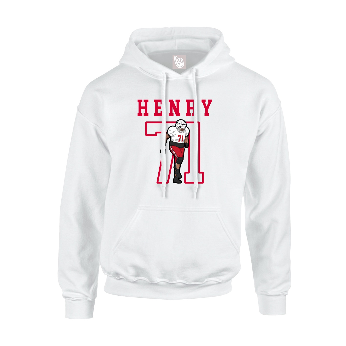 Hoodie — Shirsey in White