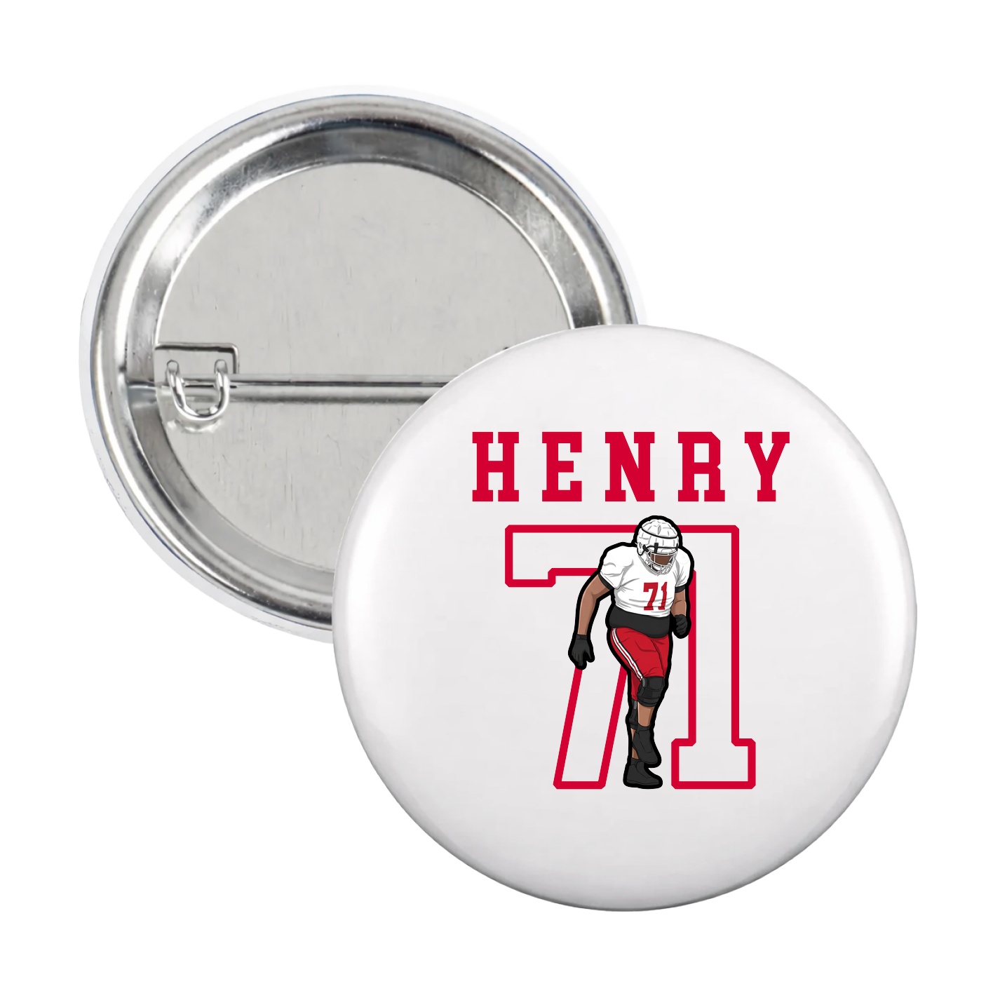 Game Day Button — Shirsey in White