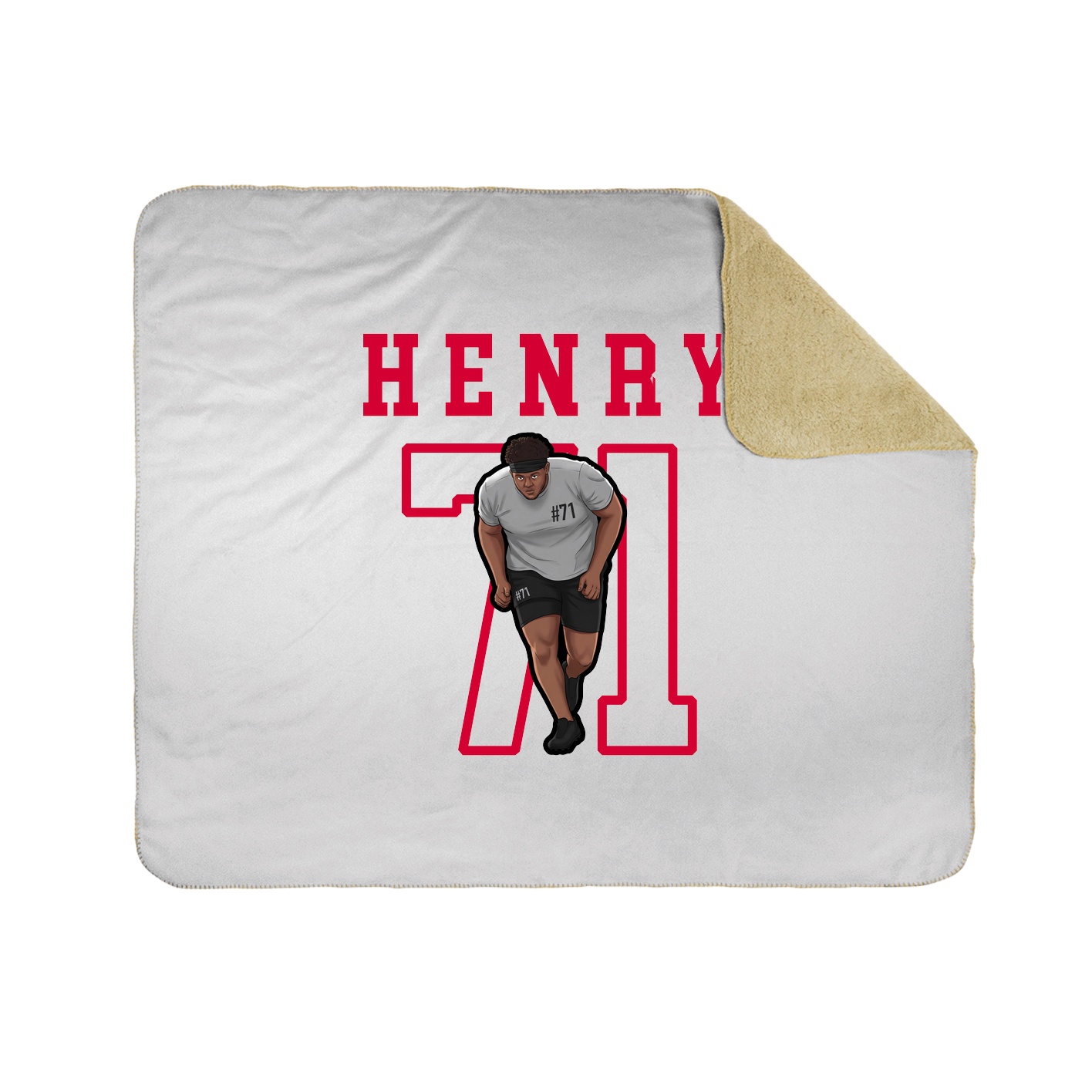 Throw Blanket — Shirsey in White