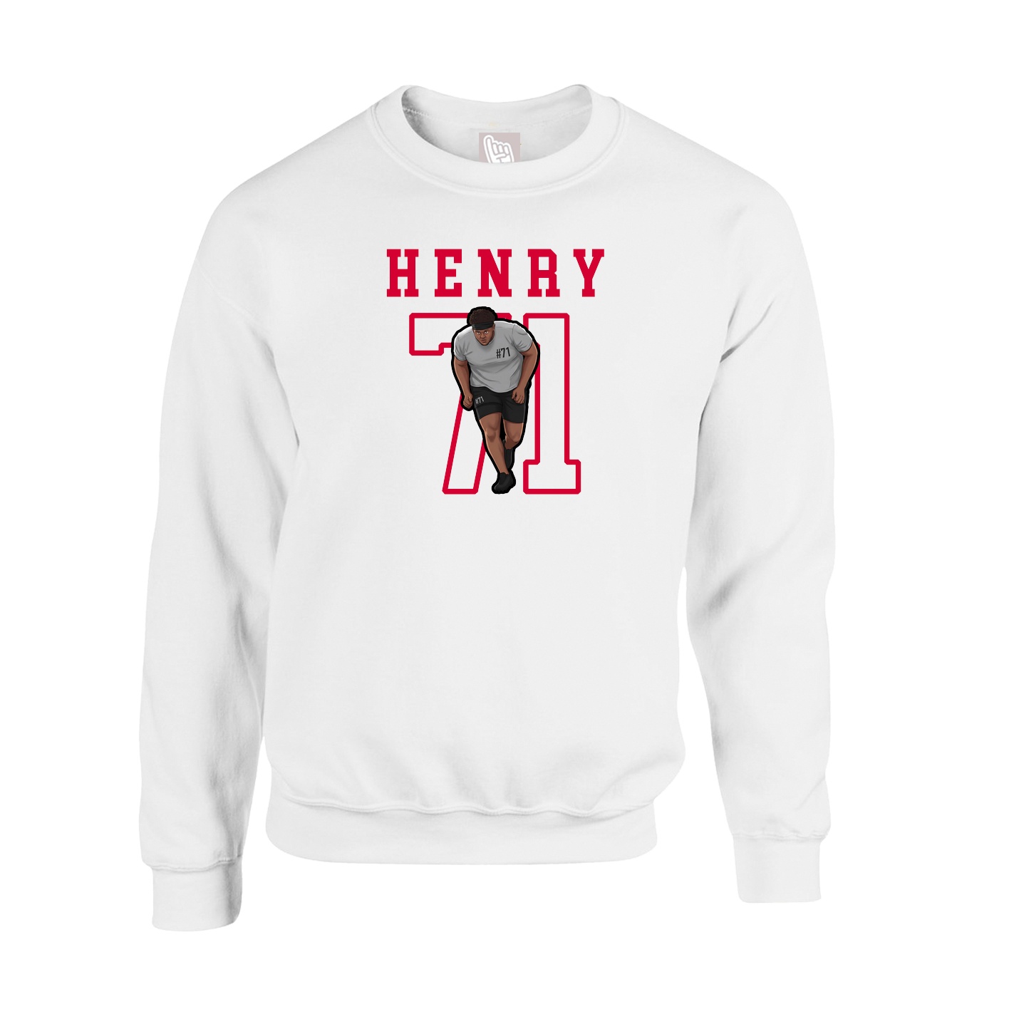 Fleece Crew — Shirsey in White