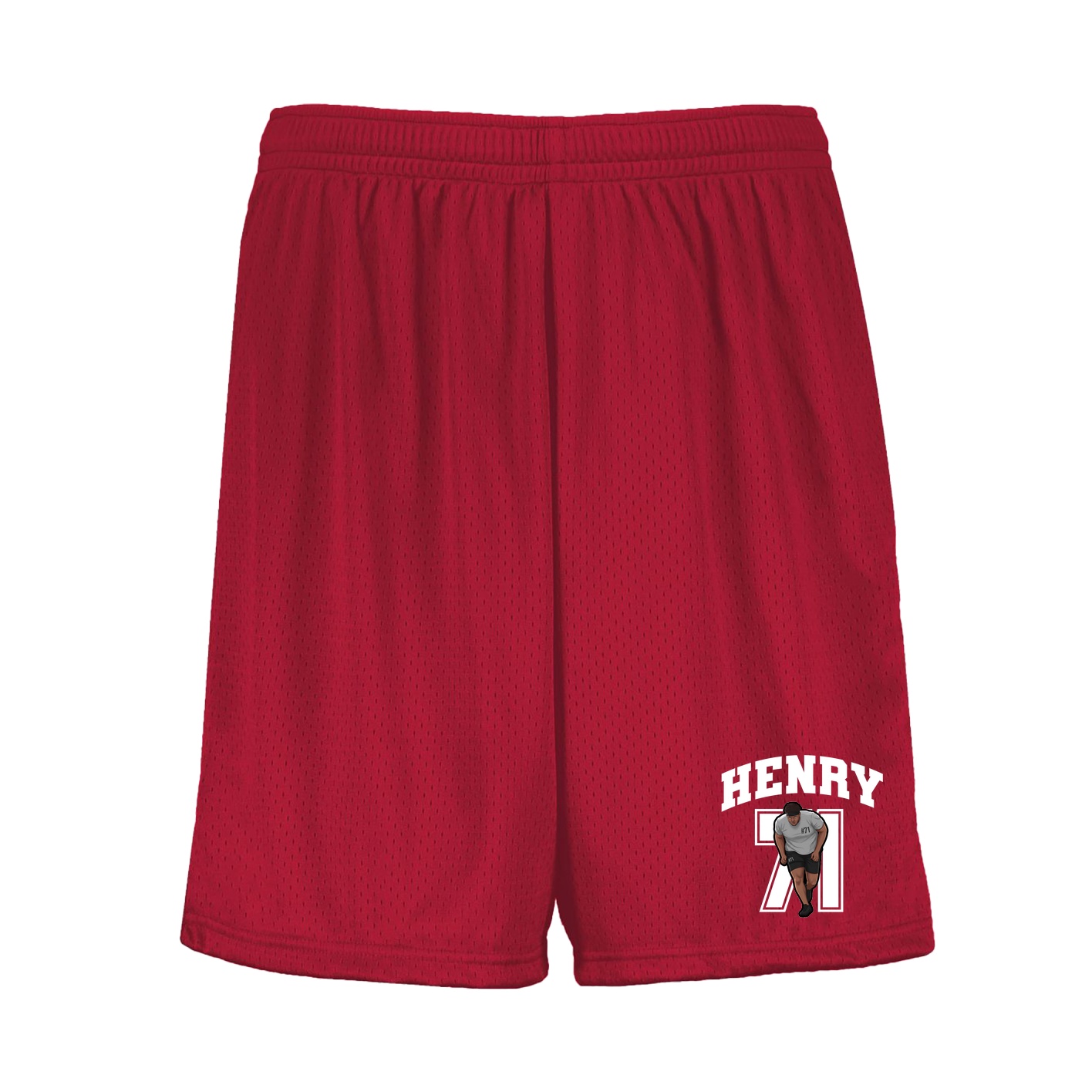 Shorts — Number in Red