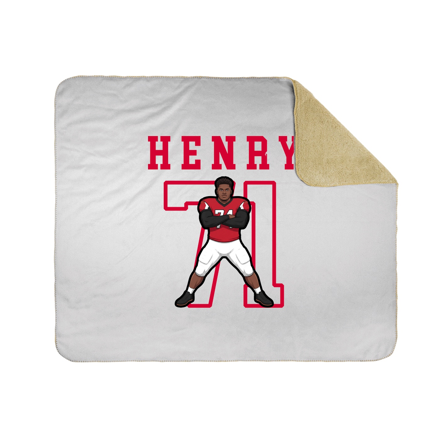 Throw Blanket — Shirsey in White