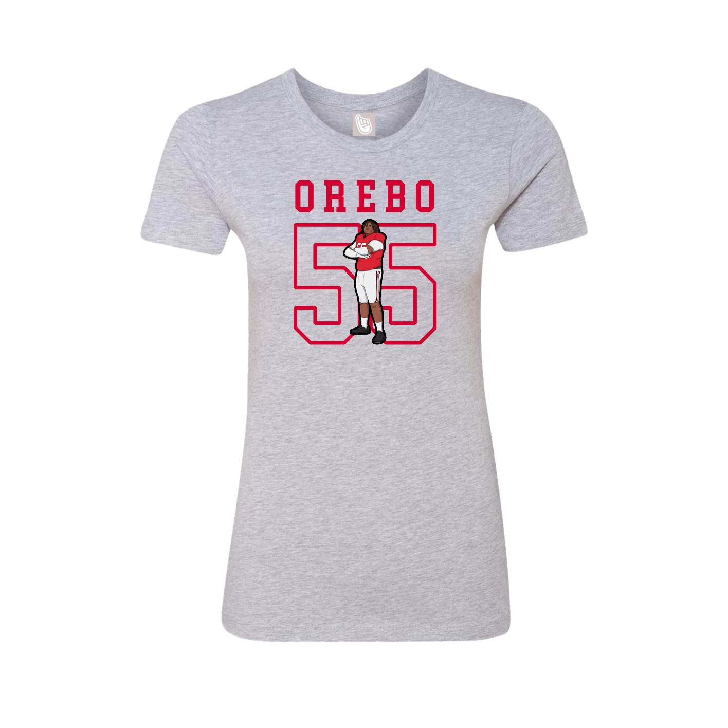Fitted Women's Tee — Shirsey in Grey