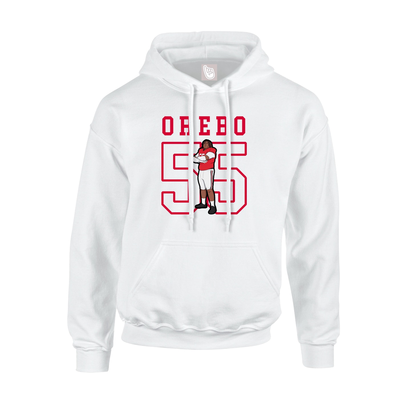 Youth Hoodie — Shirsey in White