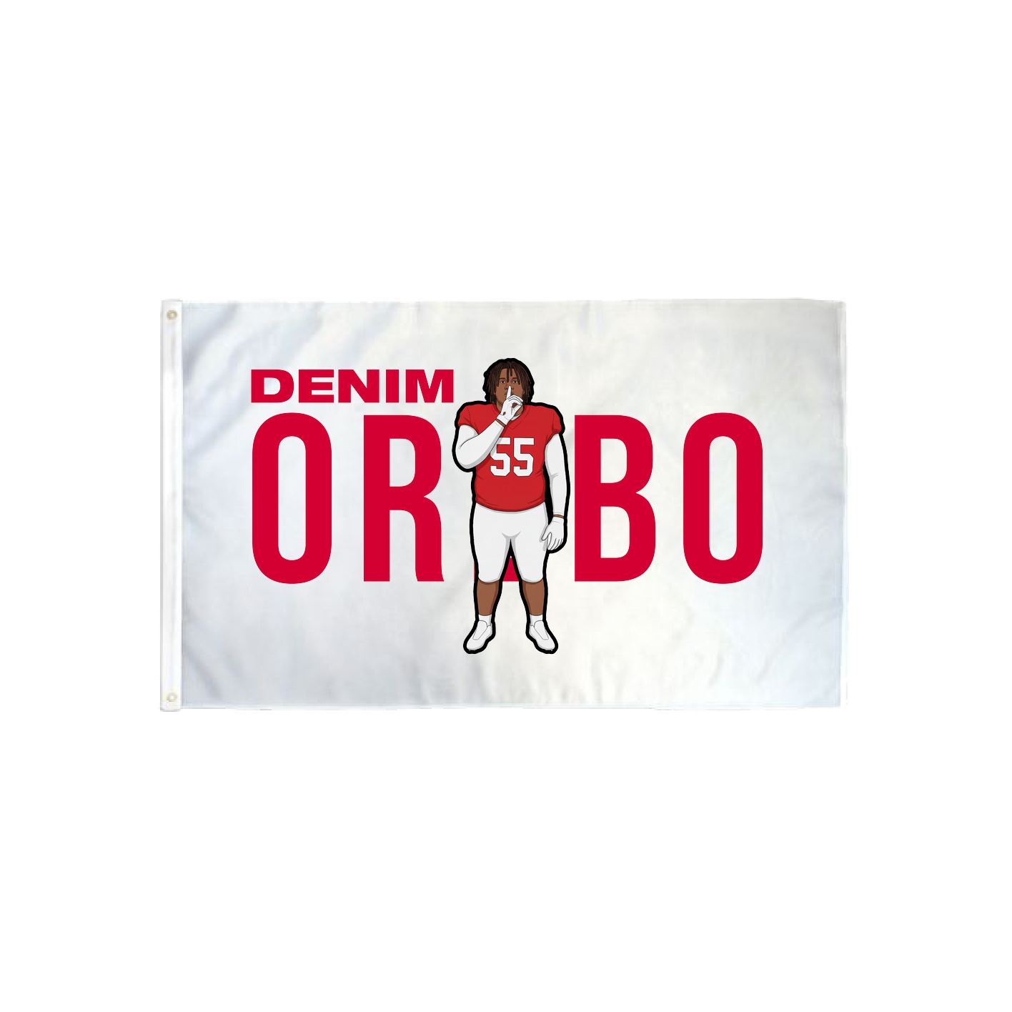 3x5 Flag — Player Name in Classic