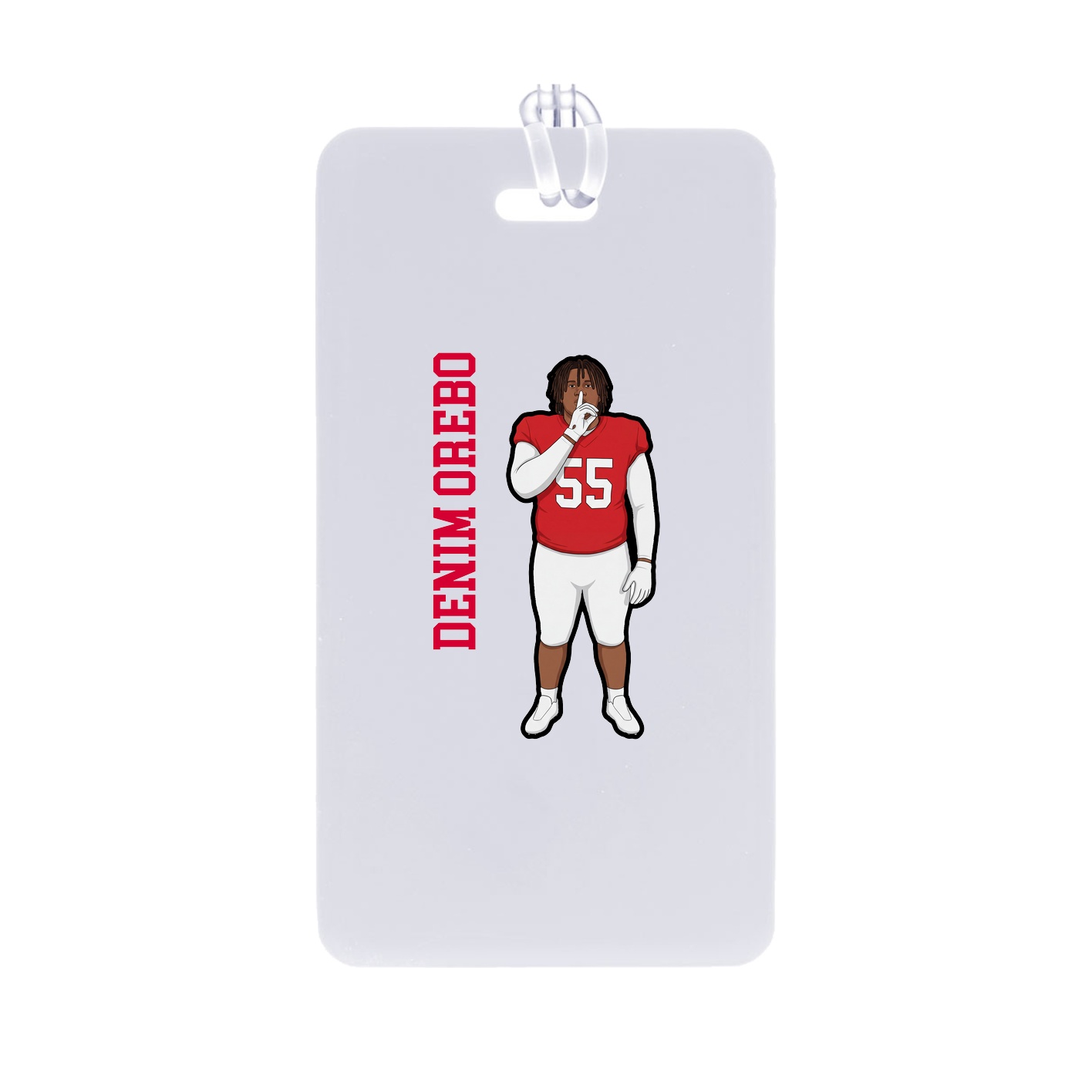 Bag Tag — Name Vertical in Classic