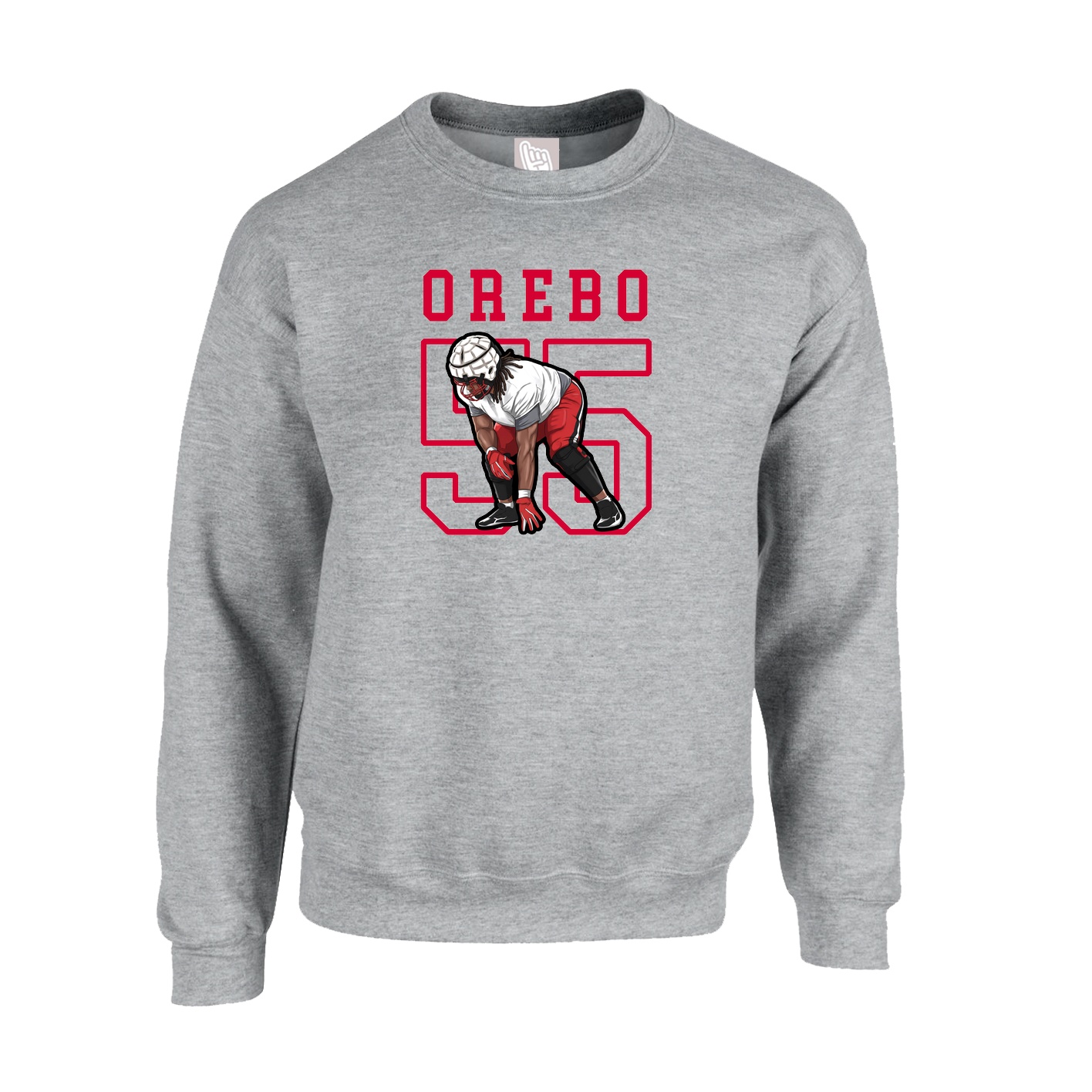 Fleece Crew — Shirsey in Grey