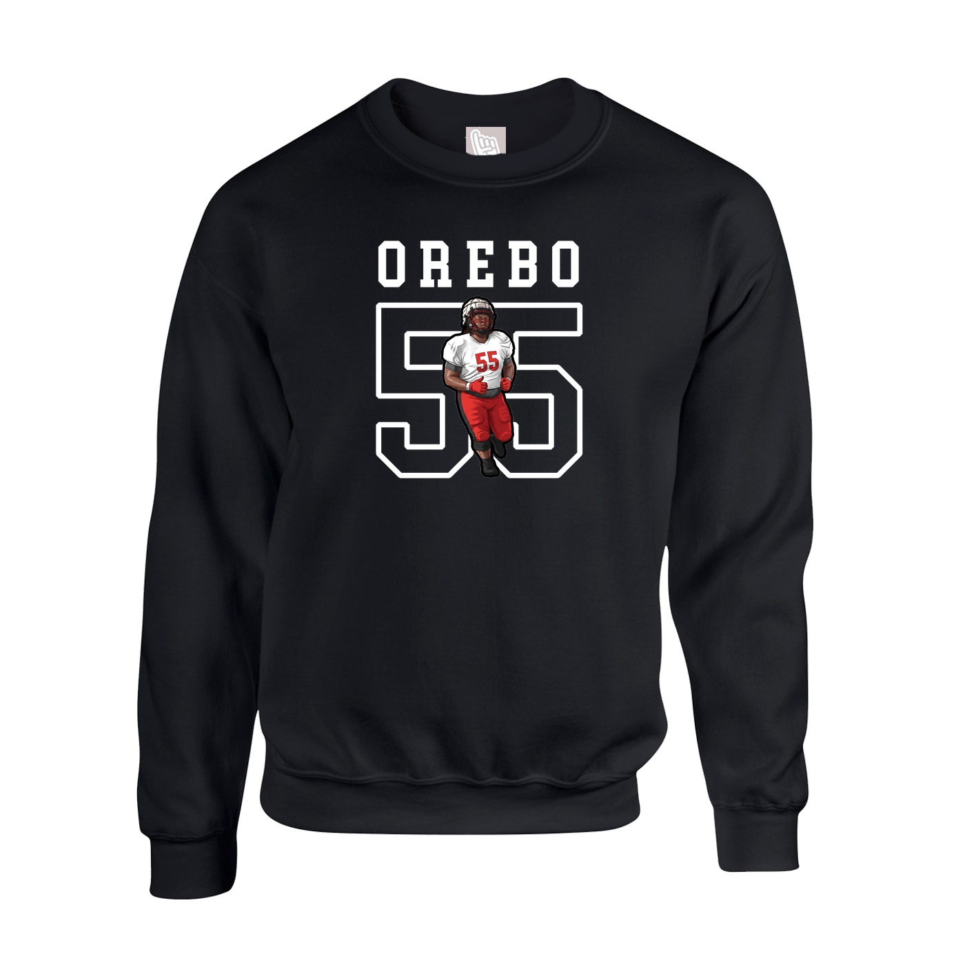 Fleece Crew — Shirsey in Black