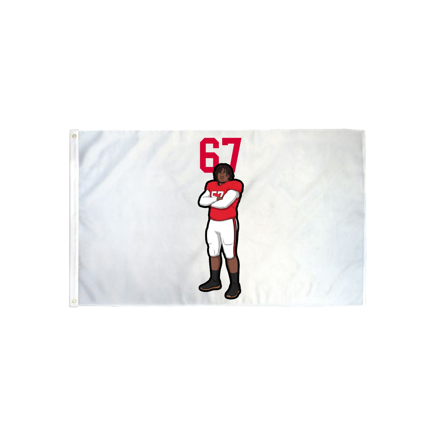 3x5 Flag — Number Top in Classic