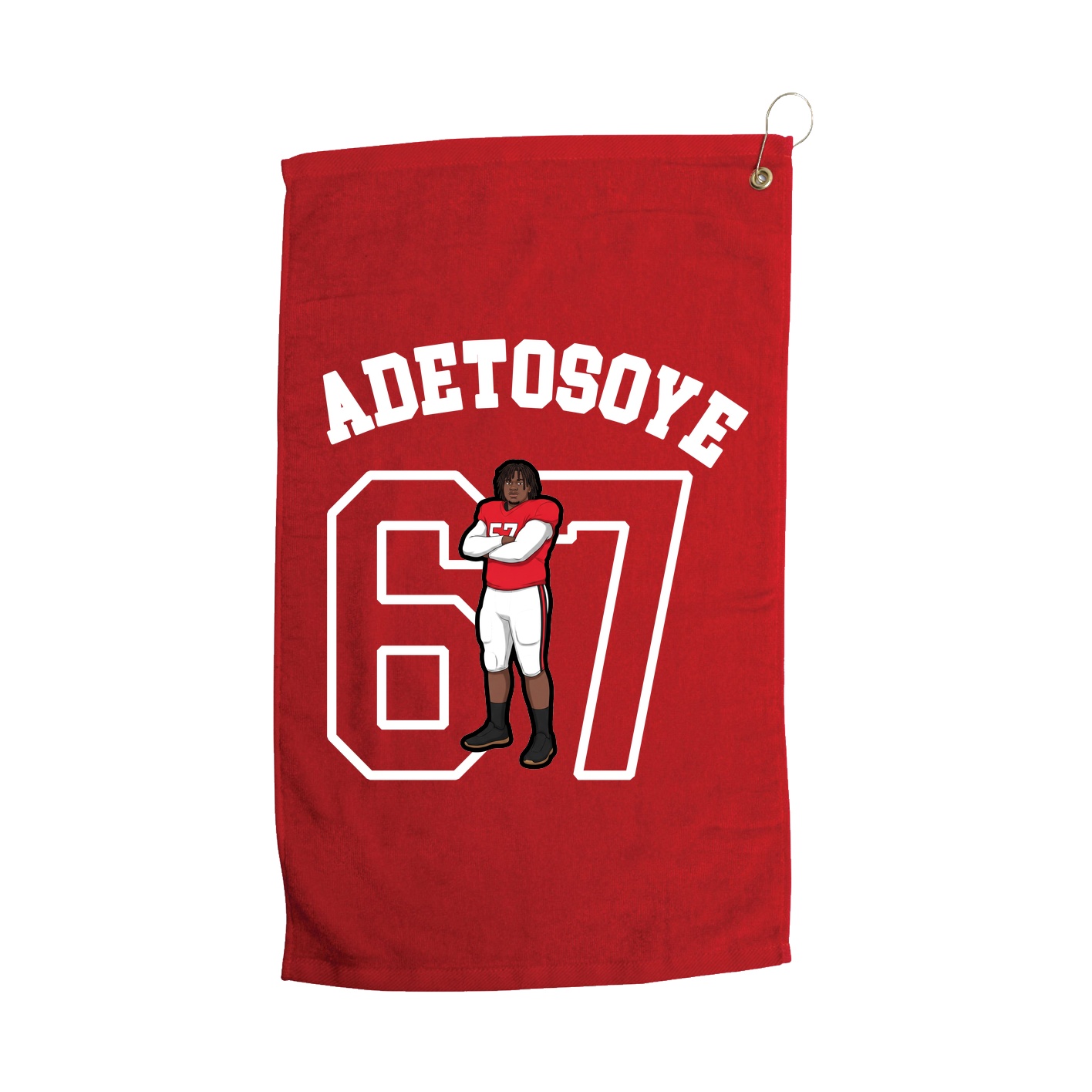 Golf Towel — Shirsey Arch in Red