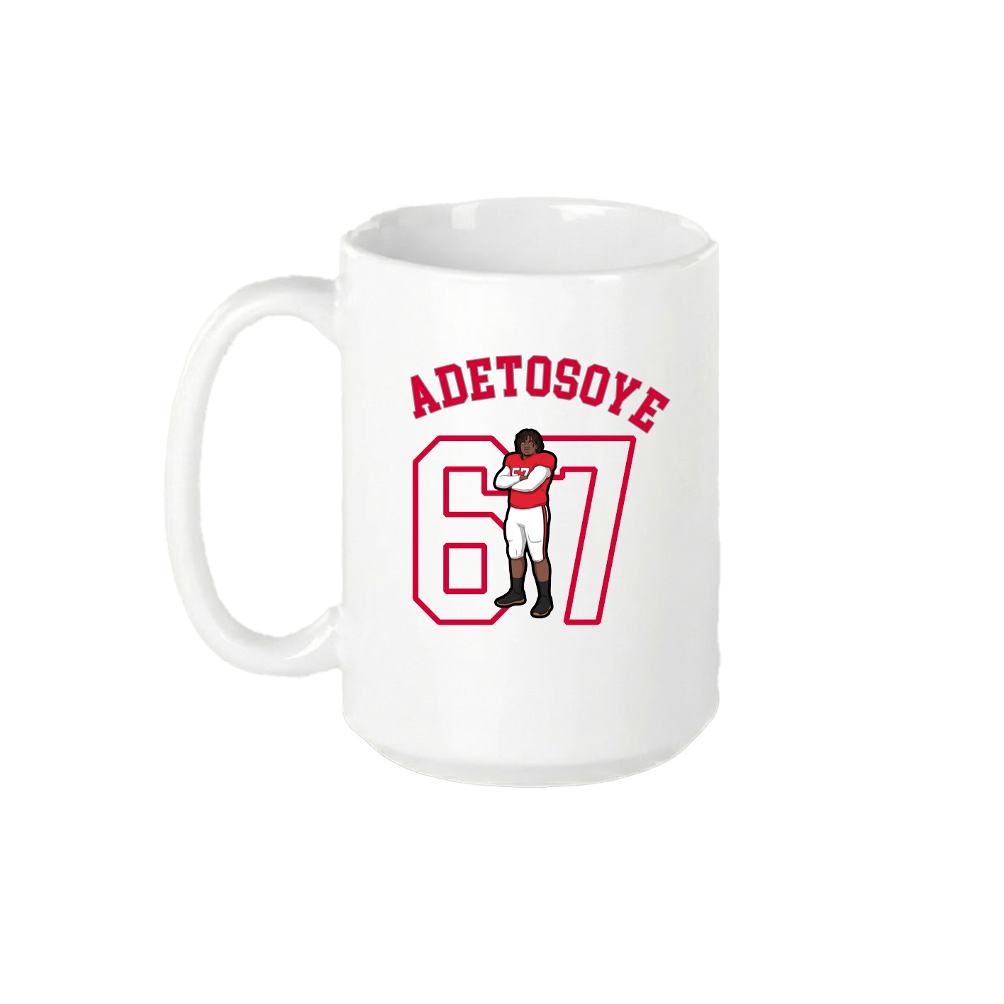 15oz Coffee Mug — Shirsey Arch in White