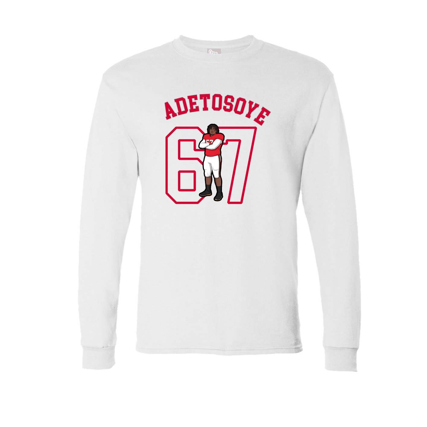 Long Sleeve Tee — Shirsey Arch in White