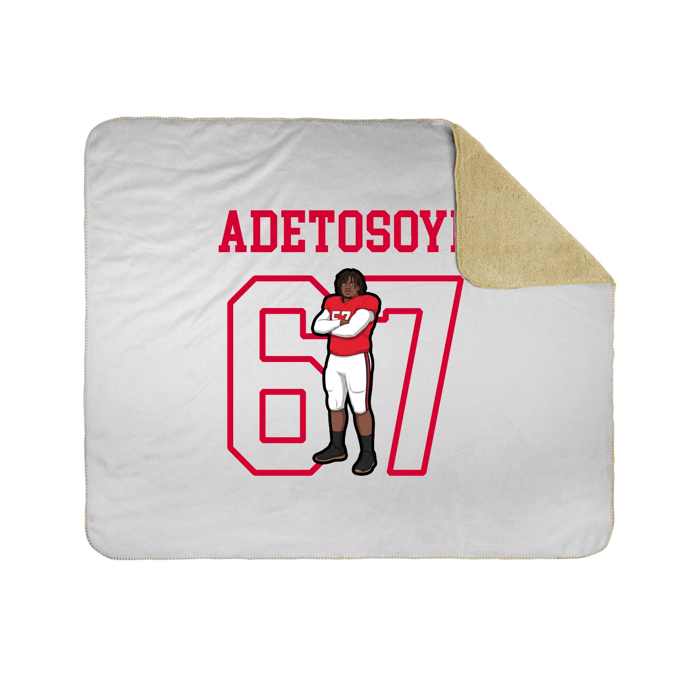 Throw Blanket — Shirsey in White