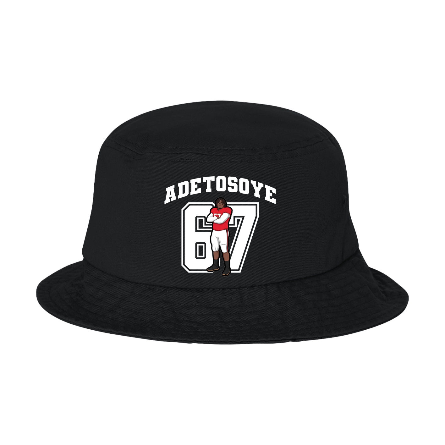 Bucket Cap — Number in Black