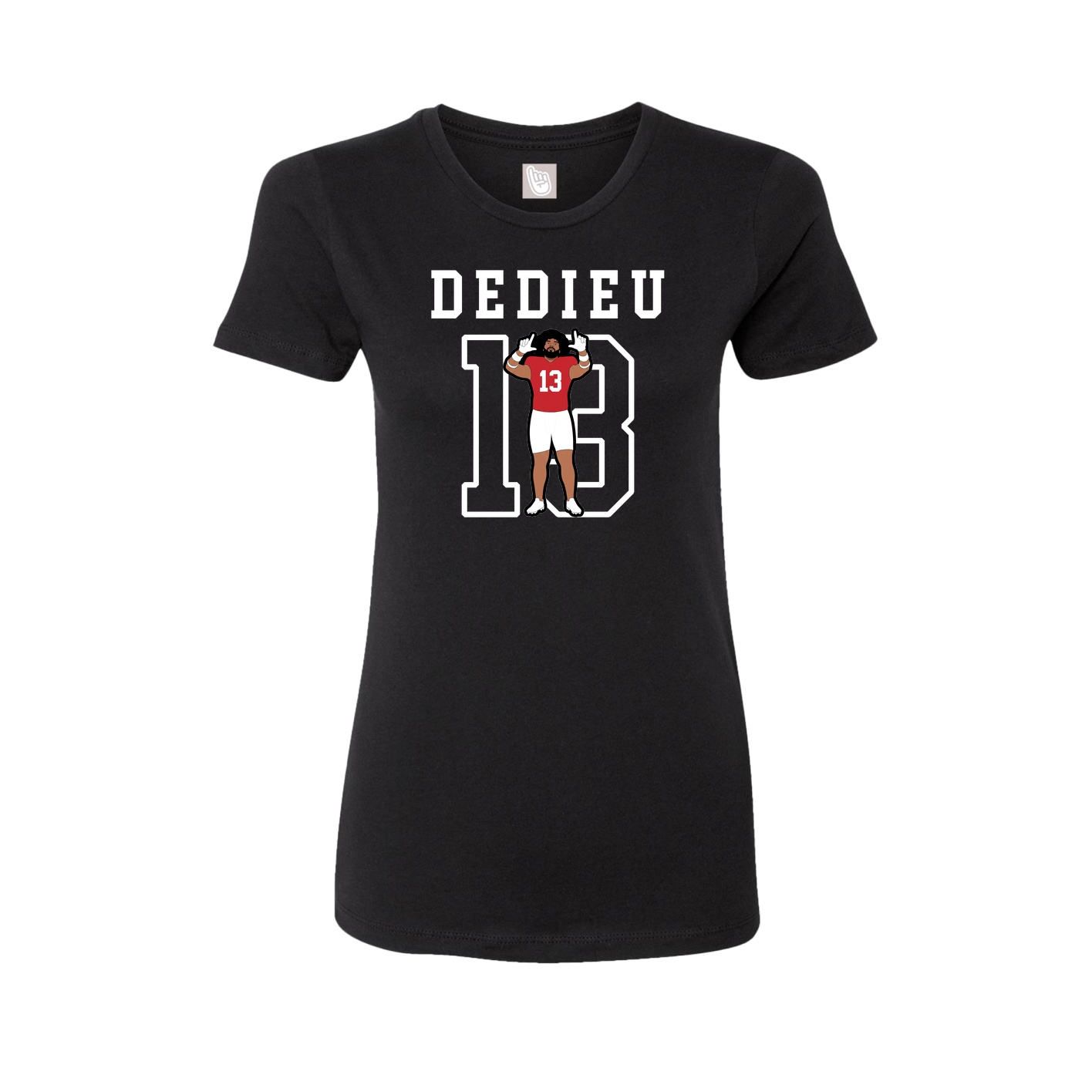 Fitted Women's Tee — Shirsey in Black