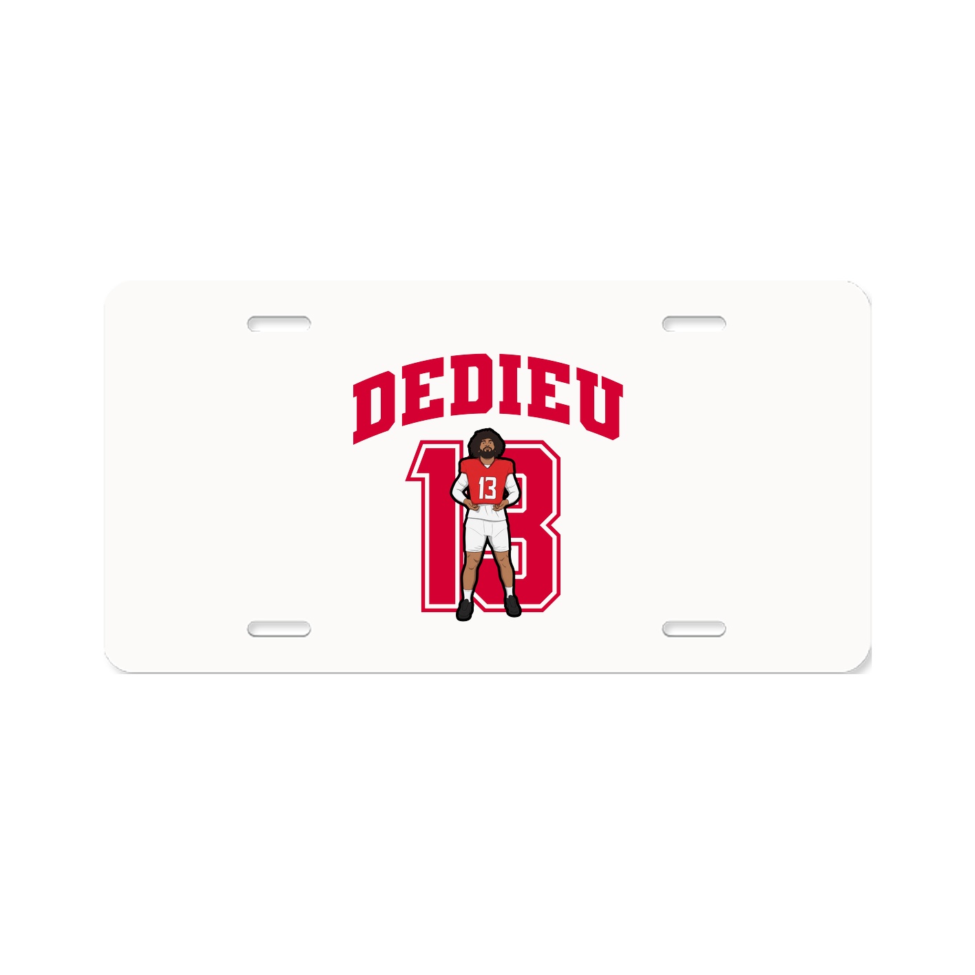 License Plate — Number in Classic