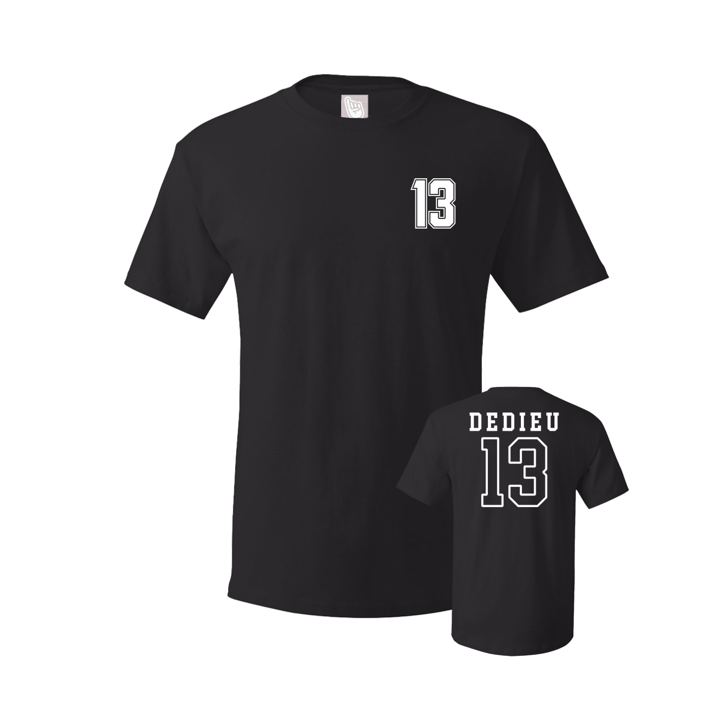 Youth Tee — Chest Back in Black